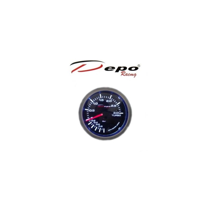 Depo Racing mechanische Turbo Ladedruckanzeige 3bar 52mm WS-MW5201B-3BAR