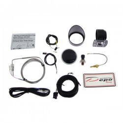 Depo Racing Digital 60mm 4 in 1 Abgastemperatur , Öltemperatur, Öldruck, Batteriespannung
