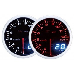 Depo Racing Digital + Analog exhaust gas temperature gauge, smoked lens